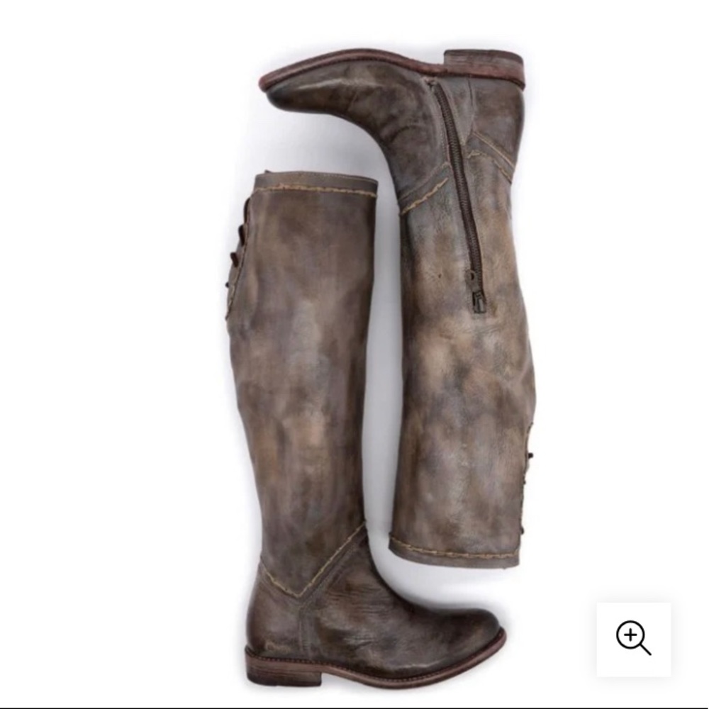 Bed Stu tall lace up boots